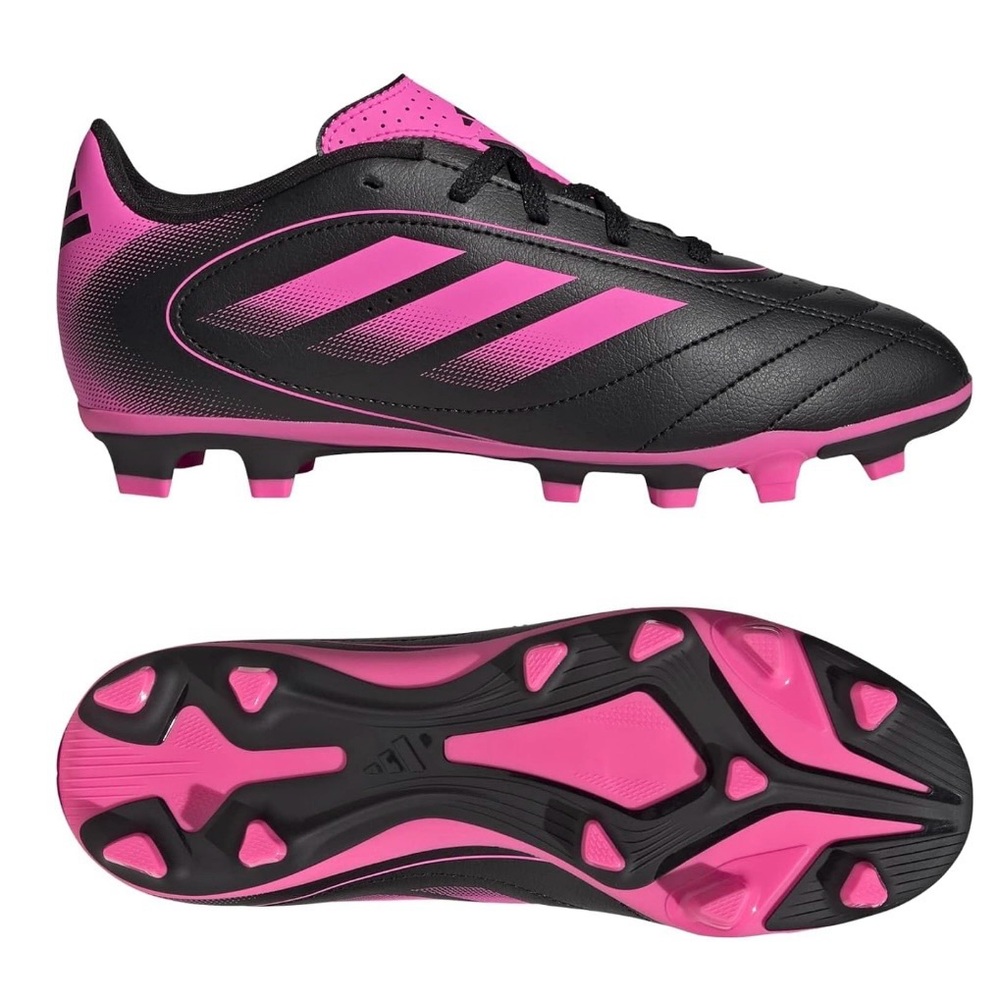 Adidas Goletto IX Soccer Cleat Black Lucid Pink Size 9 Toddler